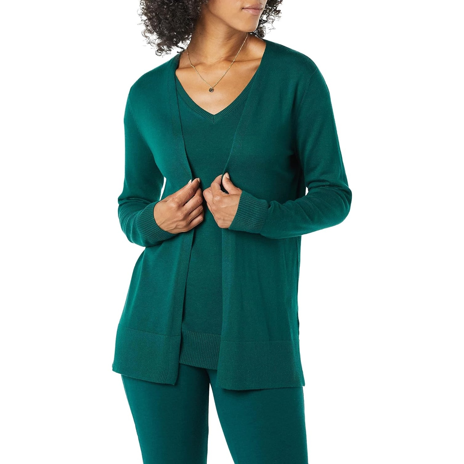 Lightweight Long Sleeve Open Front Sweater Cardigan for Women