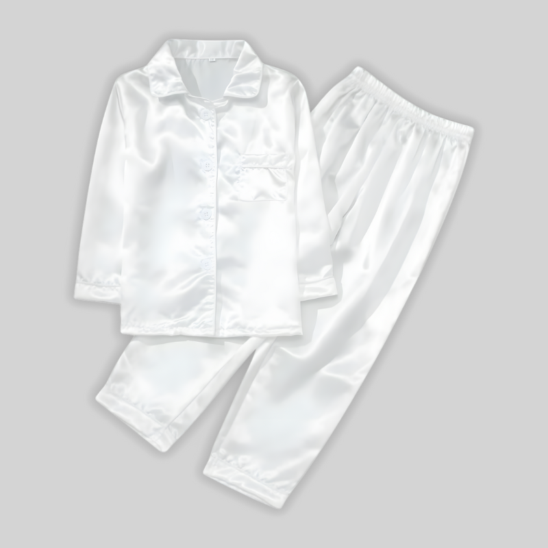 Plain Casual Matching Family Pajama Set