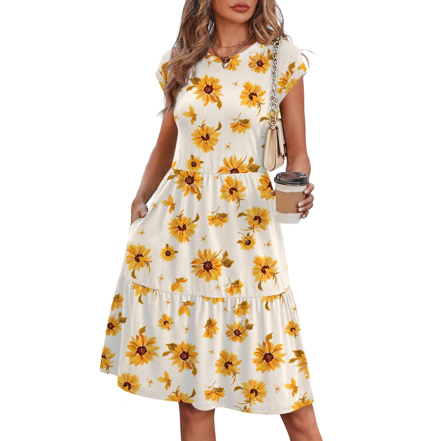 Summer Vacation Floral Dress For Women
