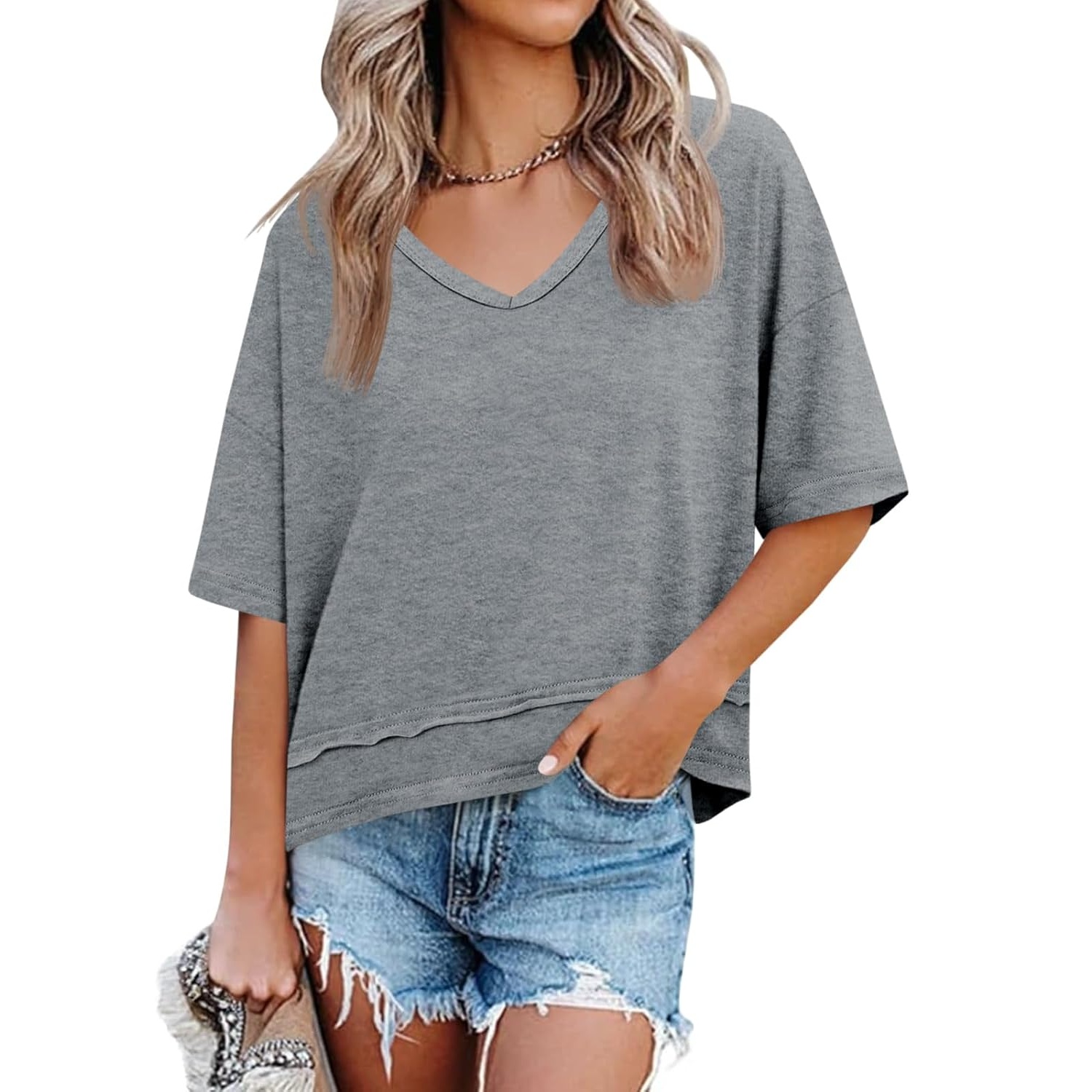 Casual Short Sleeve Tops For Women