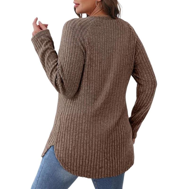 Long Sleeve Shirts For Women Fall Clothes Tunic Tops Loose Fit