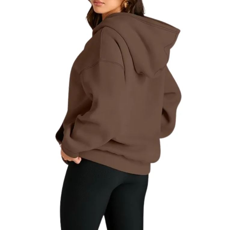 Oversized Fleece Hoodie For Womens