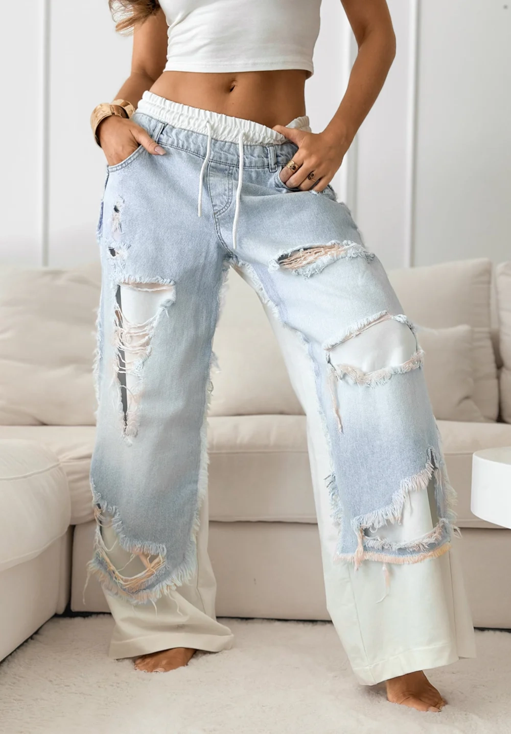 Trendy Torn Jeans