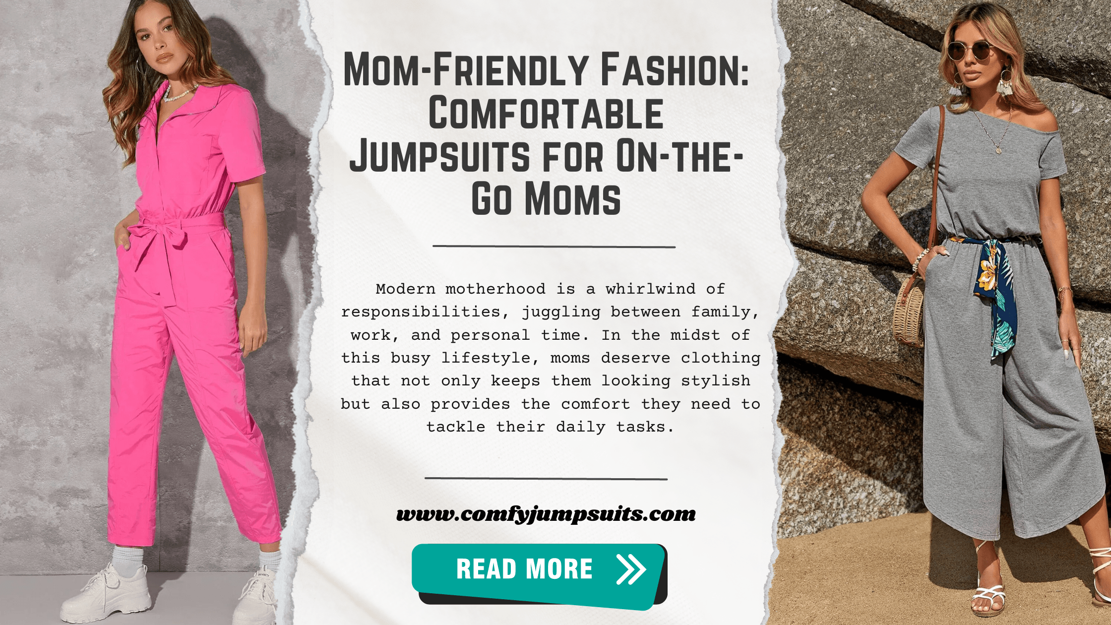 Mom-Friendly Fashion: Comfortable Jumpsuits for On-the-Go Moms-Comfy Jumpsuits