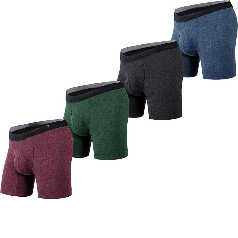 Solid Boxer Briefs Pack Of 4
