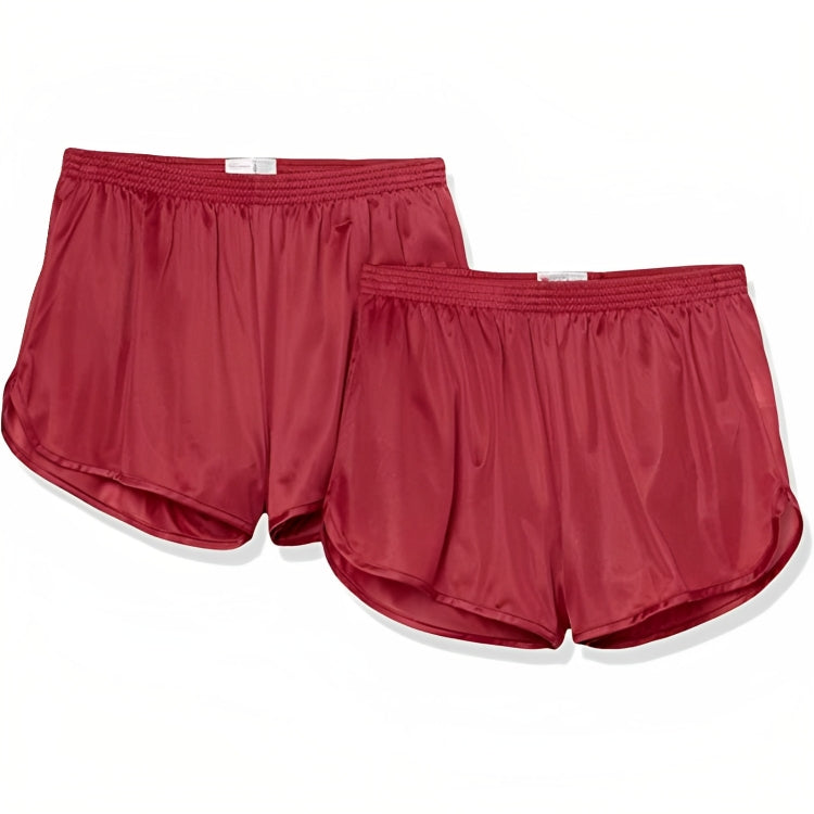 Men's Classic Ranger Style Running Shorts - 2 Pack (Solid Colors)