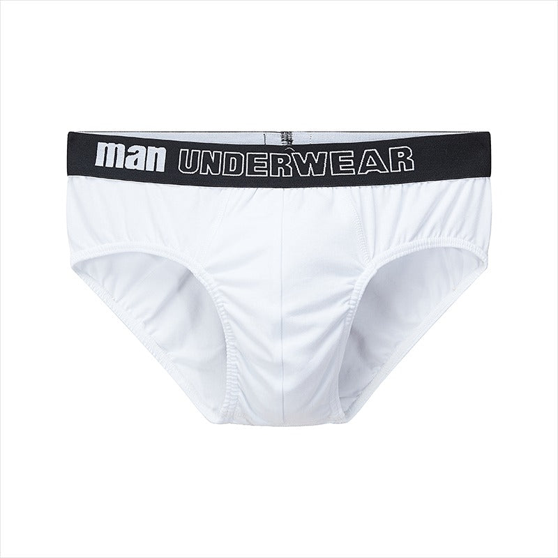 Men's Cotton Solid Underpants Briefs