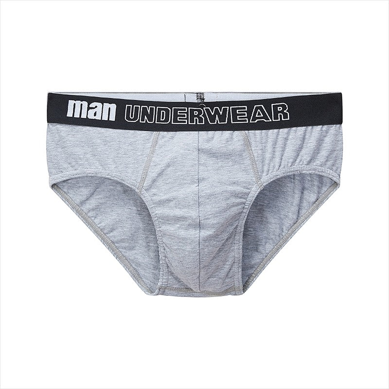 Men's Cotton Solid Underpants Briefs