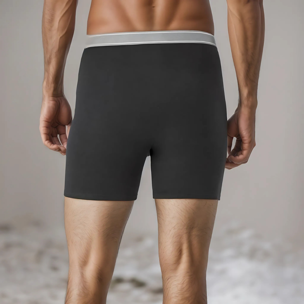 Pack Of 6 Men Moisture Wicking Cotton Boxer Briefs 