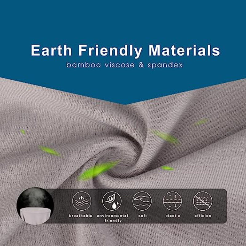 Solid Colored Breathable Fabric Boxer Briefs