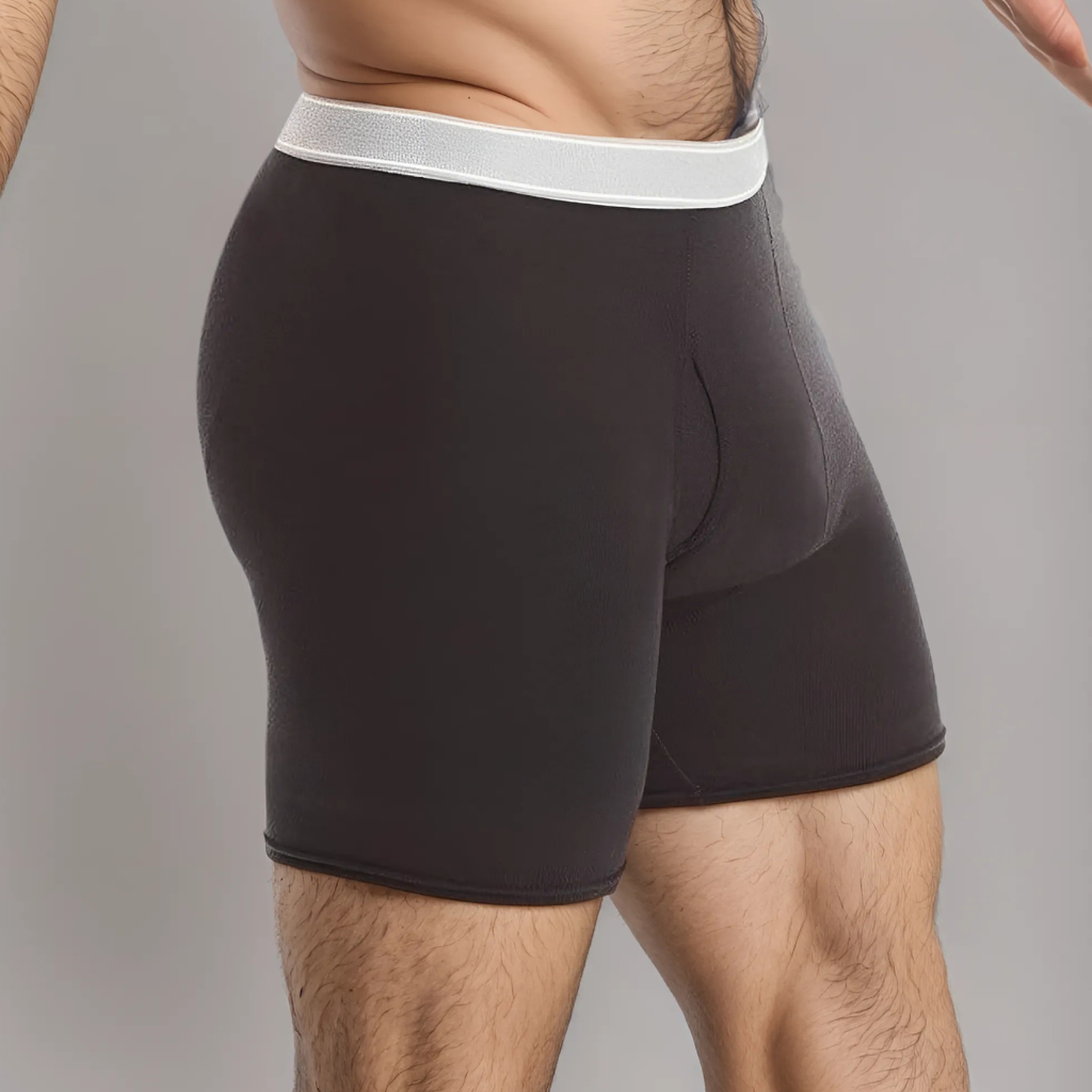 Pack Of 6 Men Moisture Wicking Cotton Boxer Briefs 