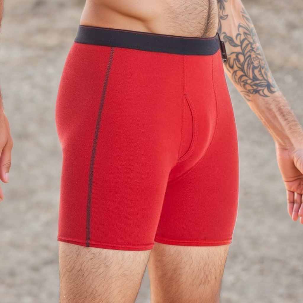 Pack Of 5 Men Moisture Wicking Cotton Boxer Briefs 
