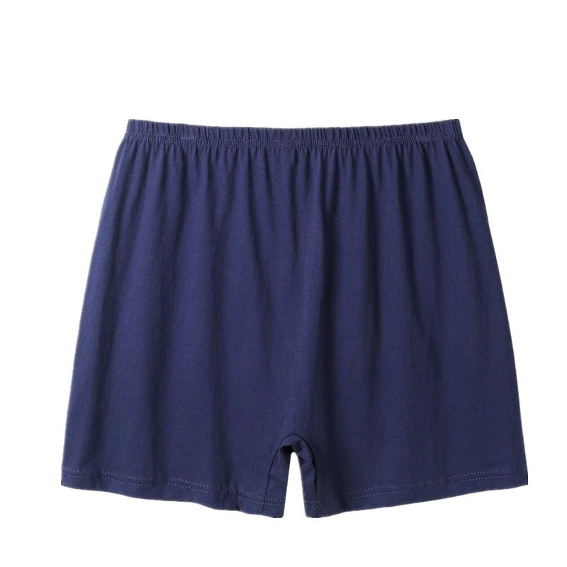 Men's Classic Cotton Boxer Shorts - 4 Pack (Solid Colors)