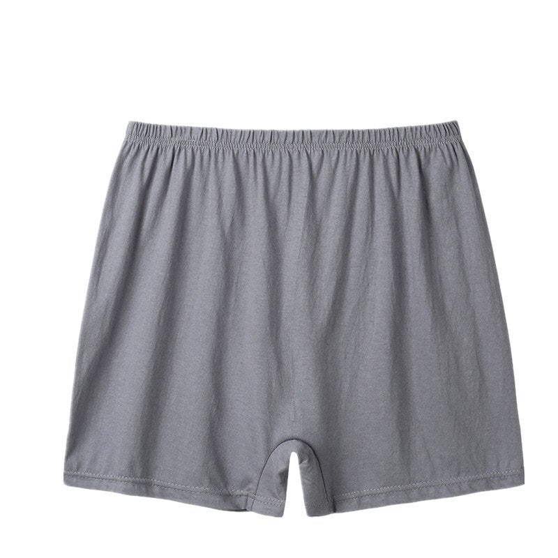 Men’s Cotton Boxer Shorts 4 Pack Solid Colors