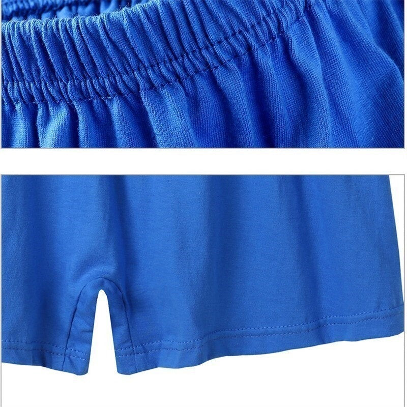 Men's Soft Cotton Boxer Shorts - 4 Pack (Solid Colors)