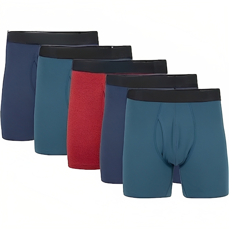Plush Moisture Wicking Boxer Briefs