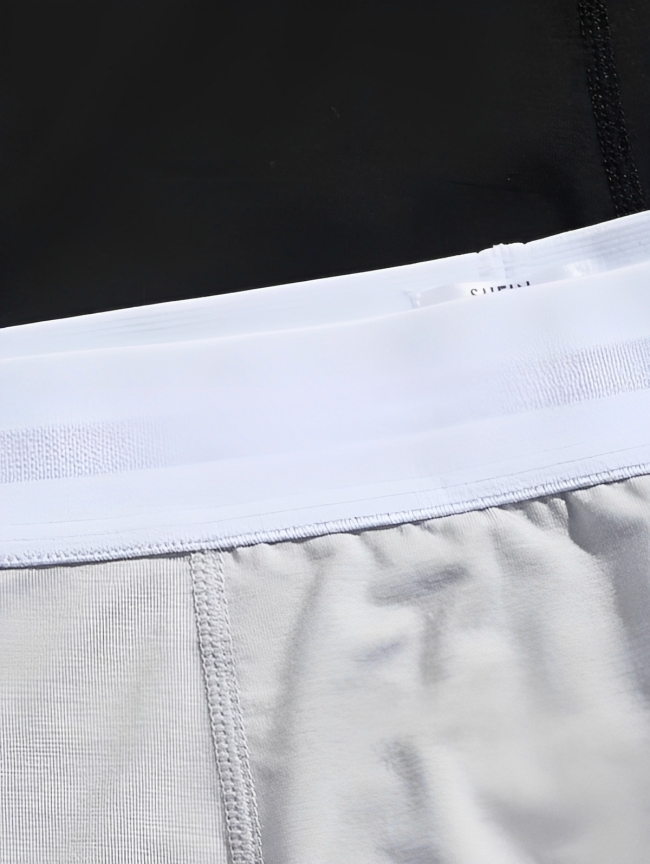 Pack Of 5 Solid Plain Boxer Briefs