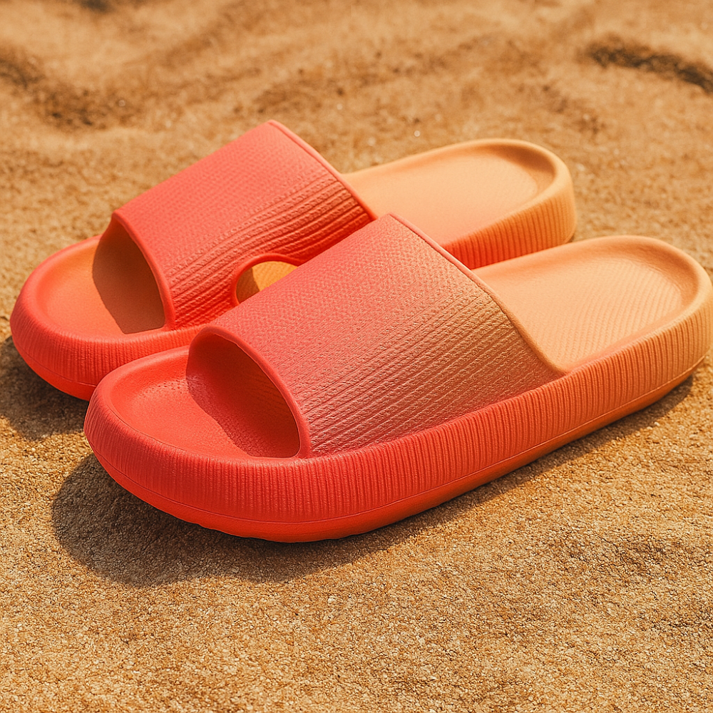 Non Slip Pillow House Slippers For Women And Men