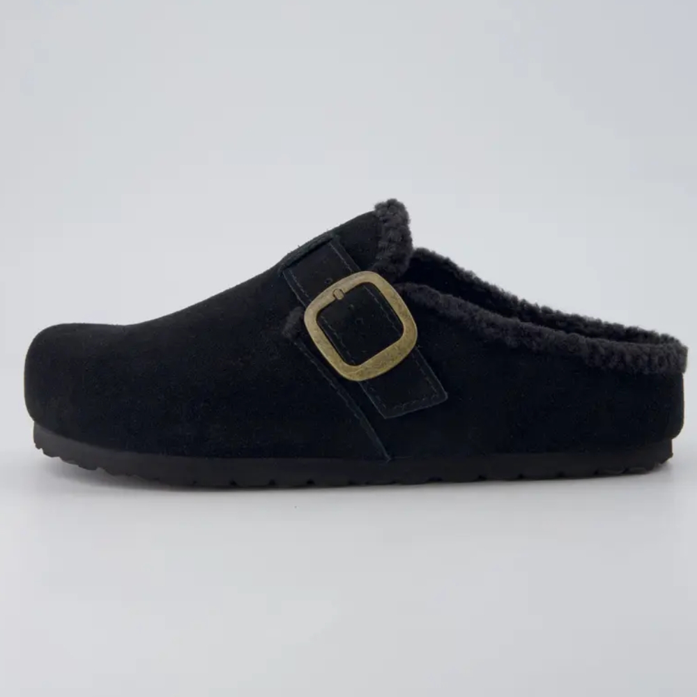 Women's Haven Cozy Leather Clogs – Genuine Suede Slip-On Women's Clogs