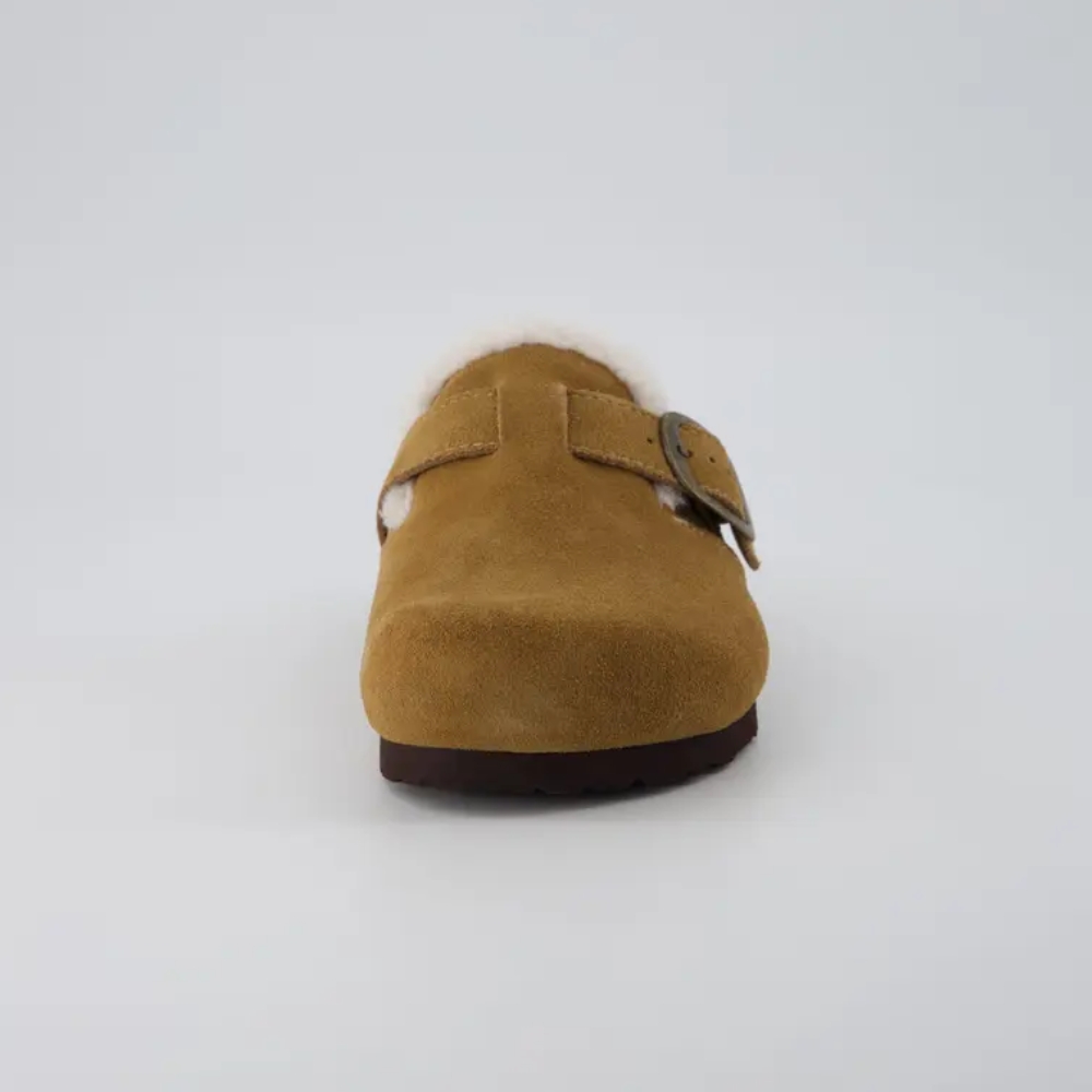 Women's Haven Cozy Leather Clogs – Genuine Suede Slip-On Women's Clogs