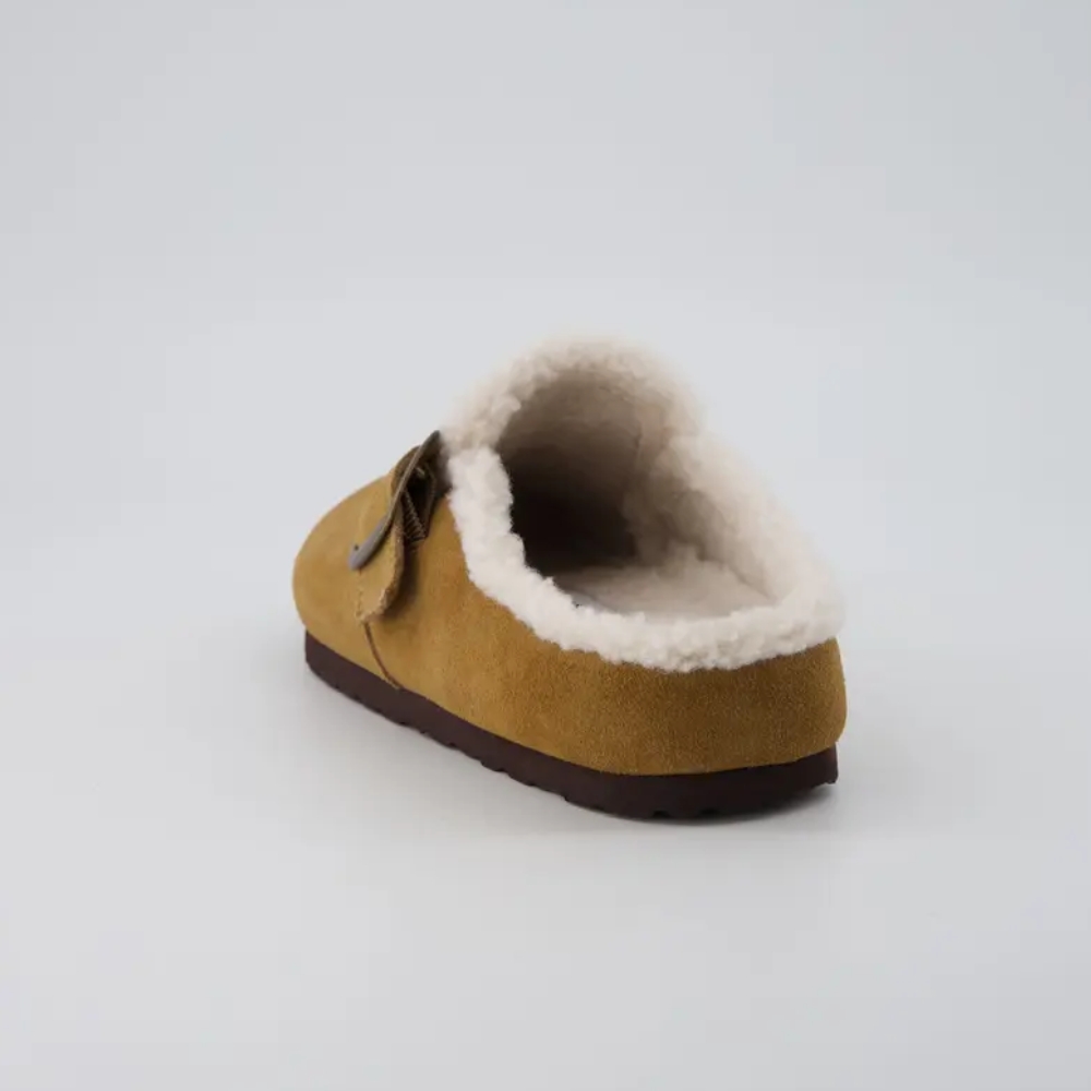 Women's Haven Cozy Leather Clogs – Genuine Suede Slip-On Women's Clogs