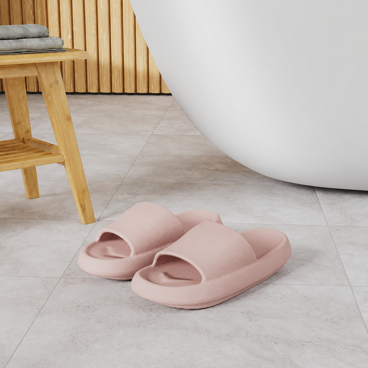 Beach House Shower Slippers Pillow For Women