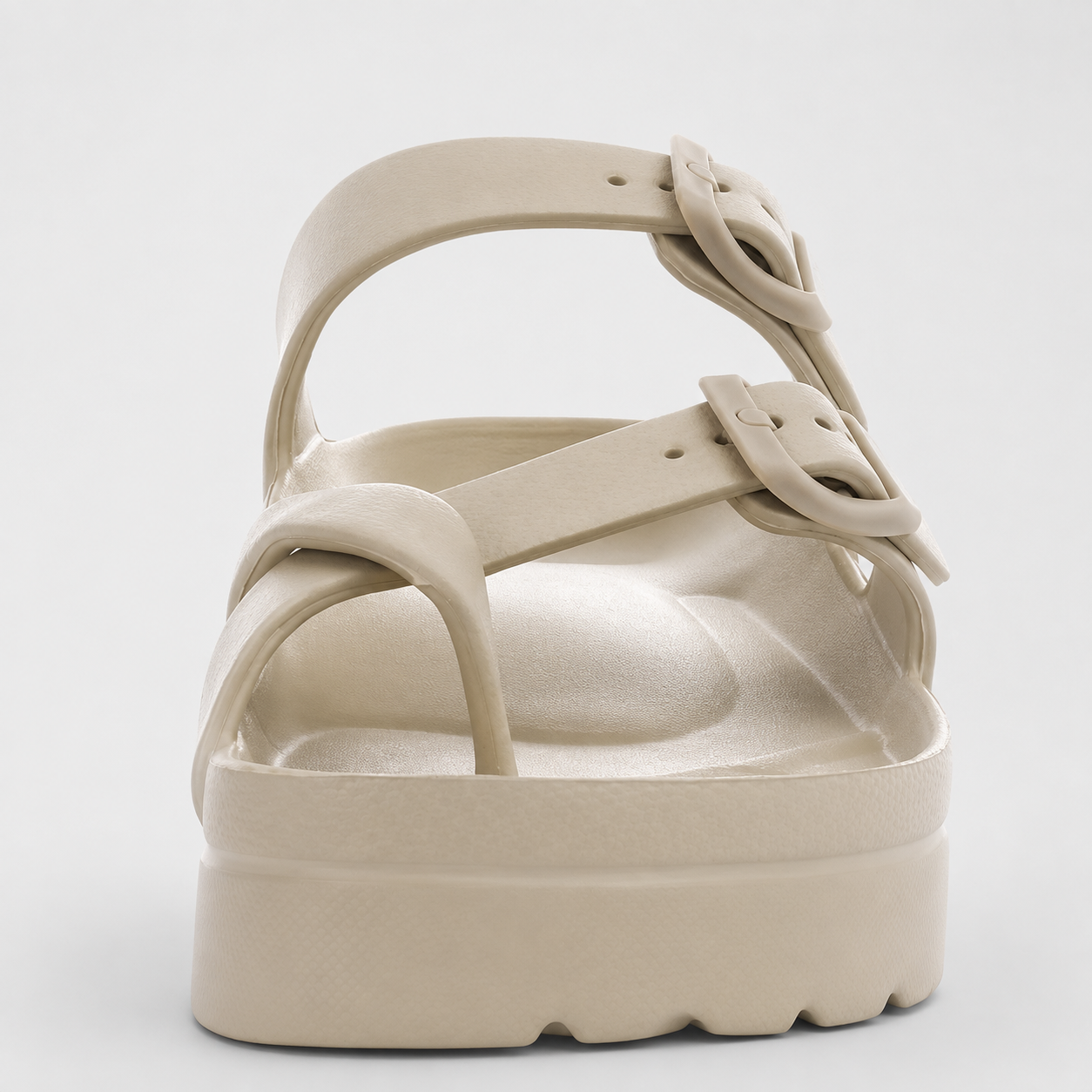 Casual Beach Platform Rubber Slides Sandals For Women