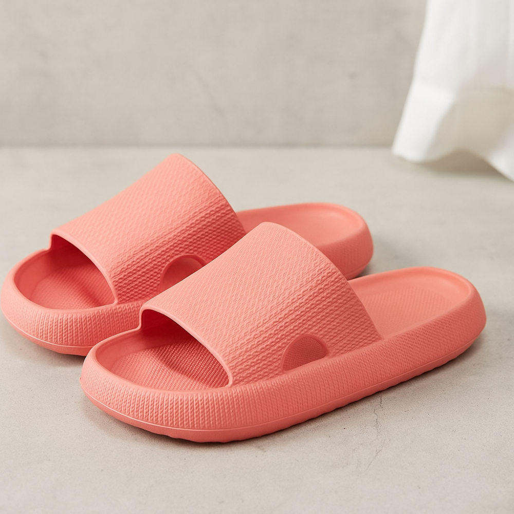 Non Slip Pillow House Slippers For Women And Men