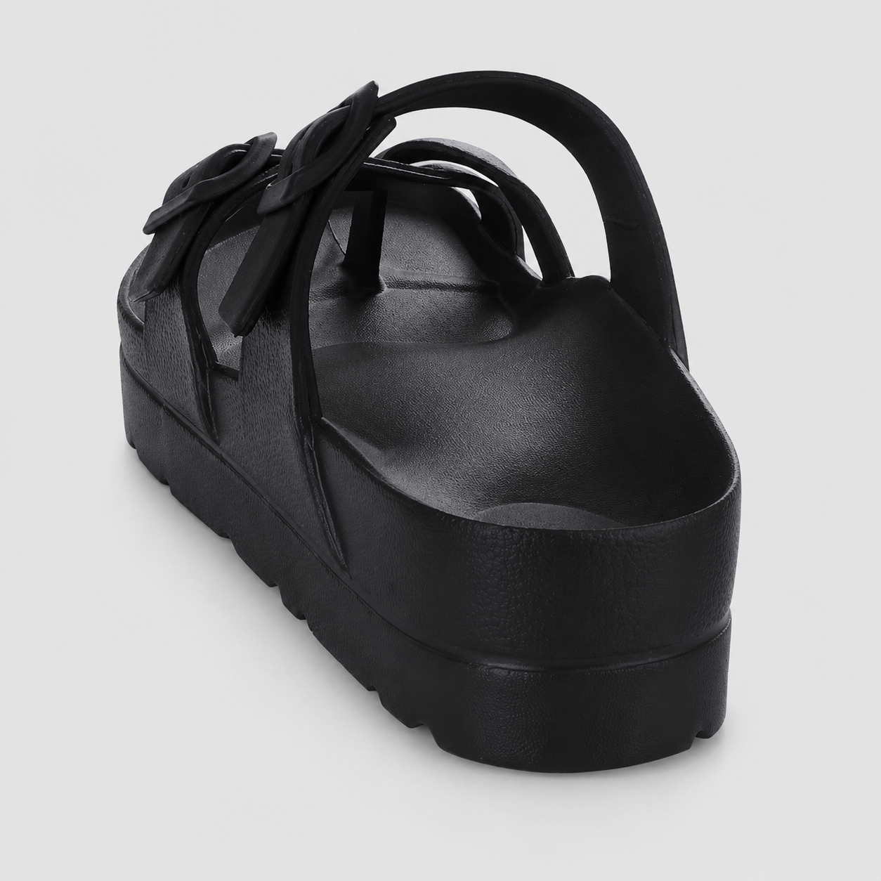 Casual Beach Platform Rubber Slides Sandals For Women
