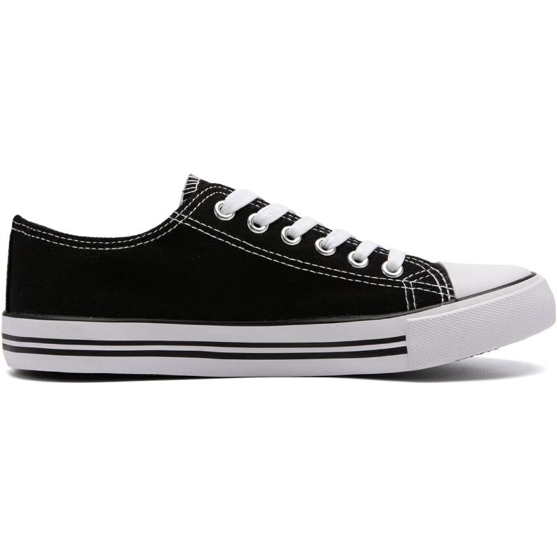 Traditional Canvas Lace Up Trainer For Men
