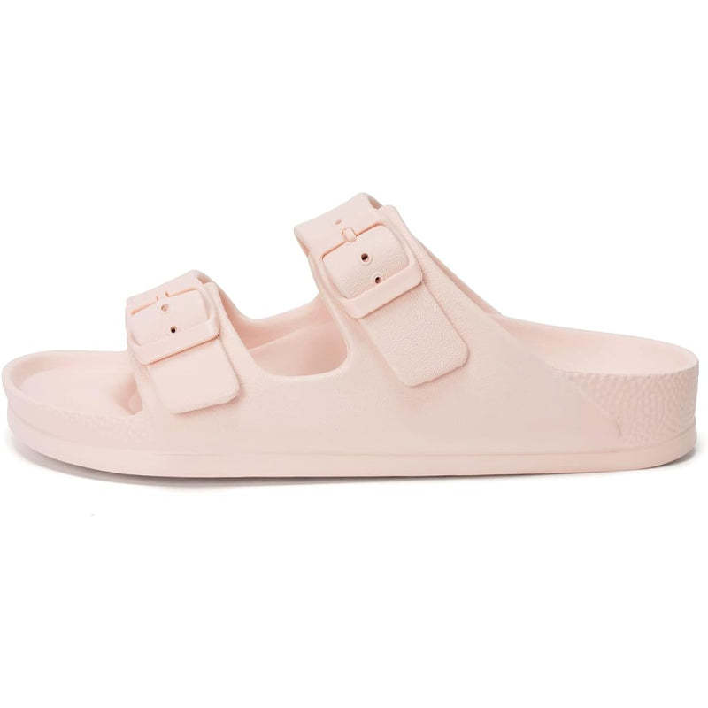 Adjustable Double Buckle Comfort Sandal