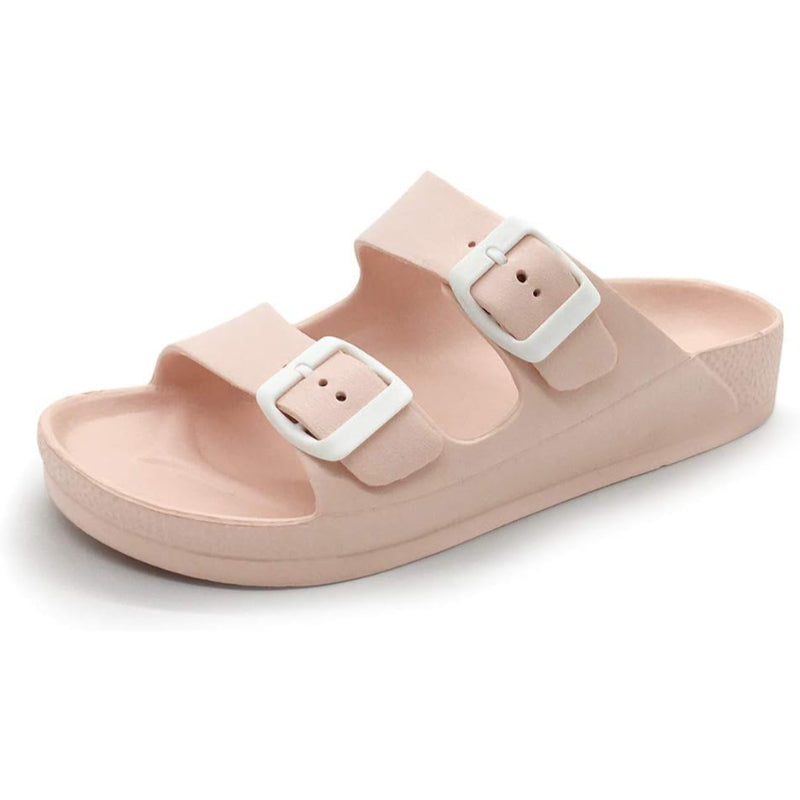 Adjustable Double Buckle Comfort Sandal