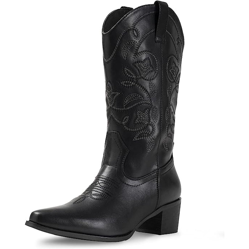 Casual Lace Up Cowgirl Boots