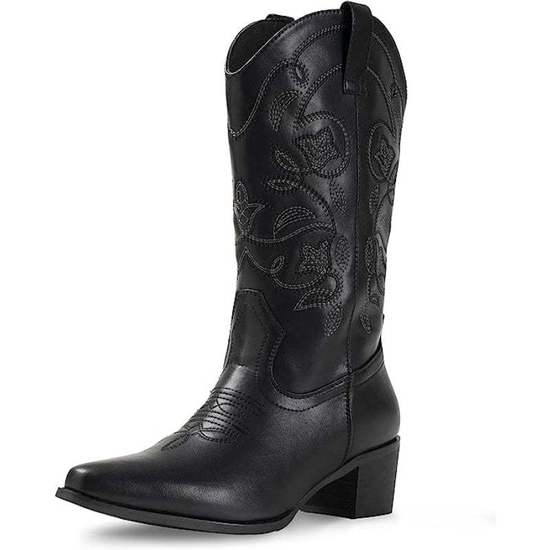 Casual Lace Up Cowgirl Boots