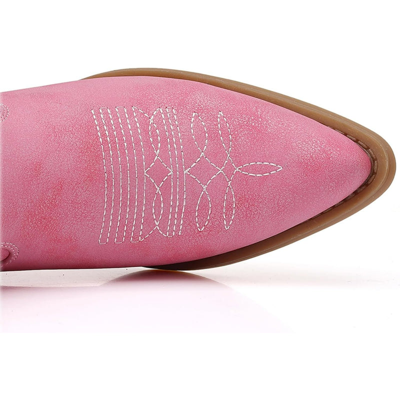 Classic Embroidery Printed Boots