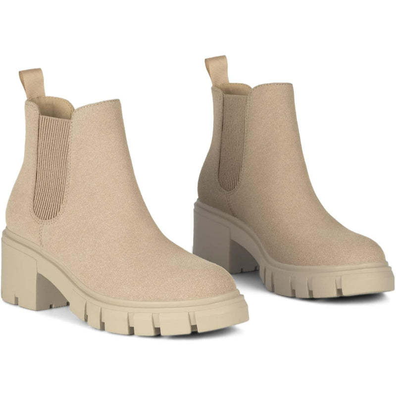 Comfortable Lug Sole Boots