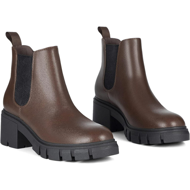 Comfortable Lug Sole Boots