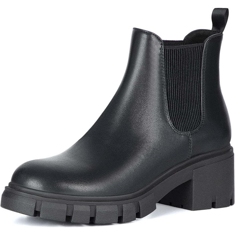 Comfortable Lug Sole Boots