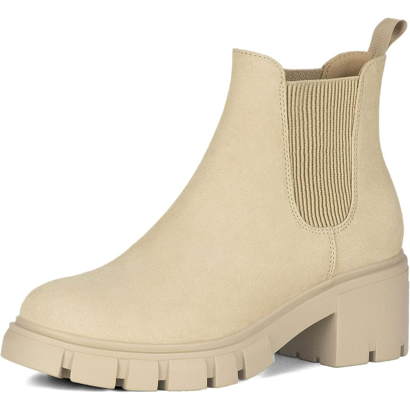 Comfortable Lug Sole Boots