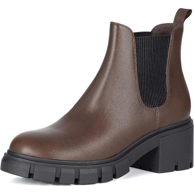Comfortable Lug Sole Boots