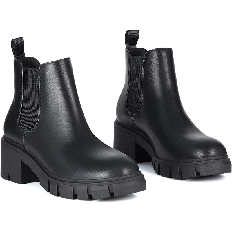 Comfortable Lug Sole Boots