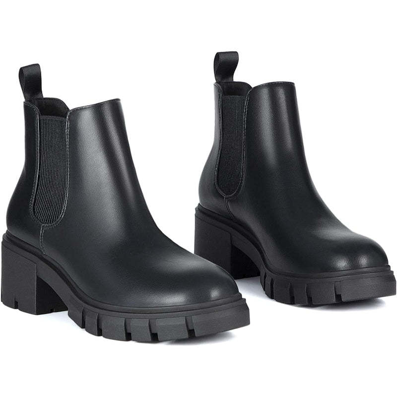 Comfortable Lug Sole Boots