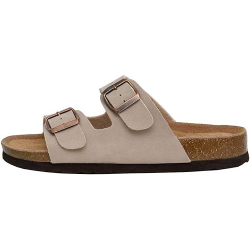 Dual Strap Sleek Slide Sandals For Women