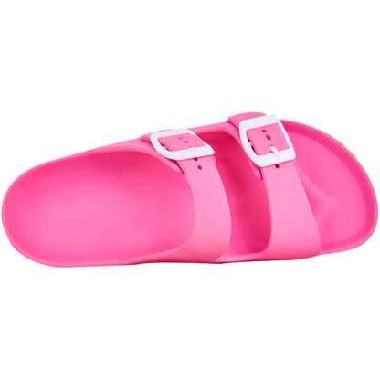 Double Buckle Adjustable Flat Sandals