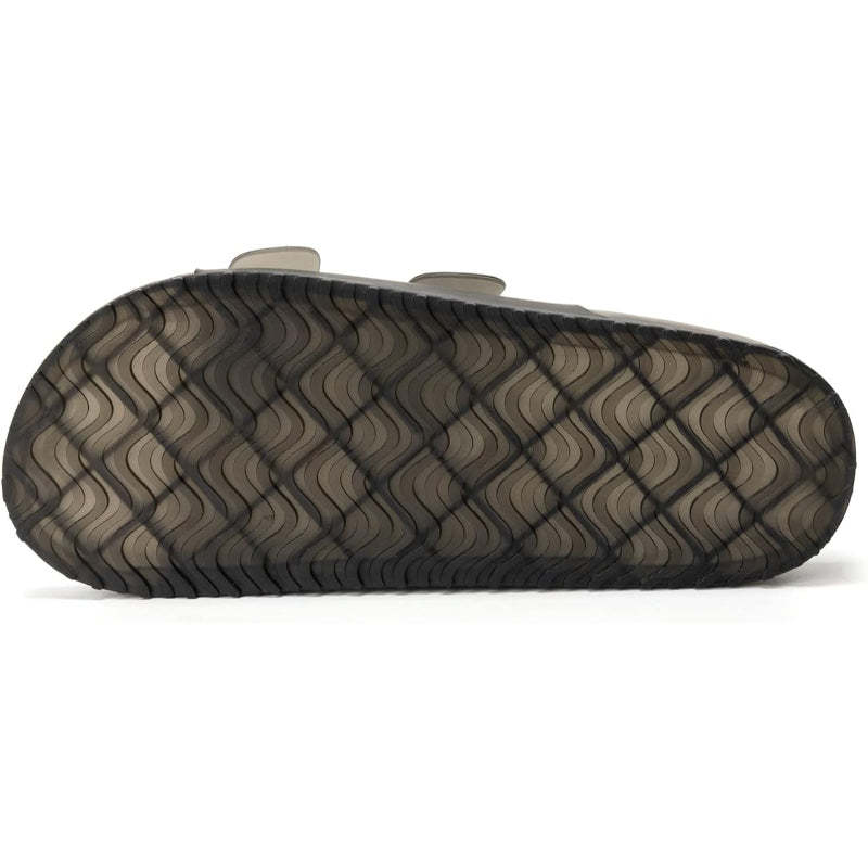 Double Buckle Adjustable Flat Sandals