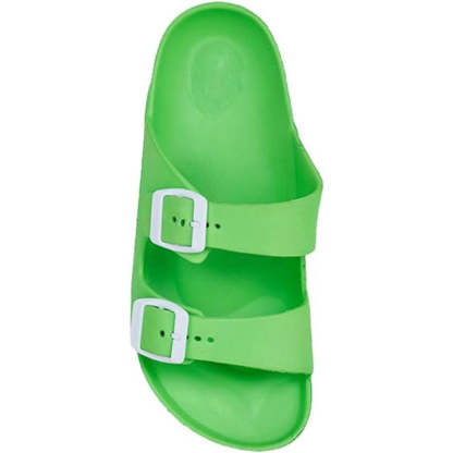 Double Buckle Adjustable Flat Sandals