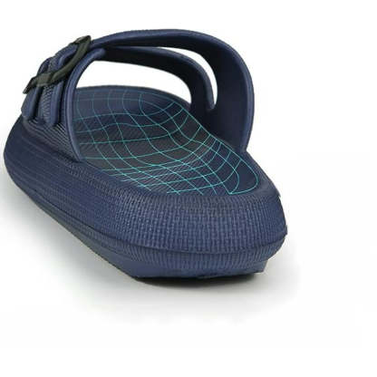 Double Buckle  Plain Patterned Sandals