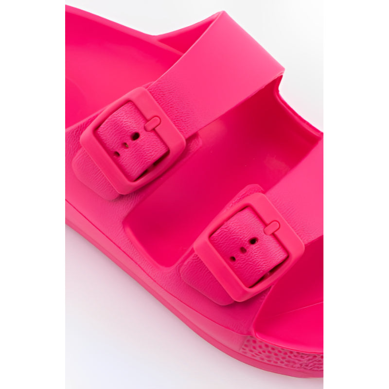 Double Strap Buckle Slides