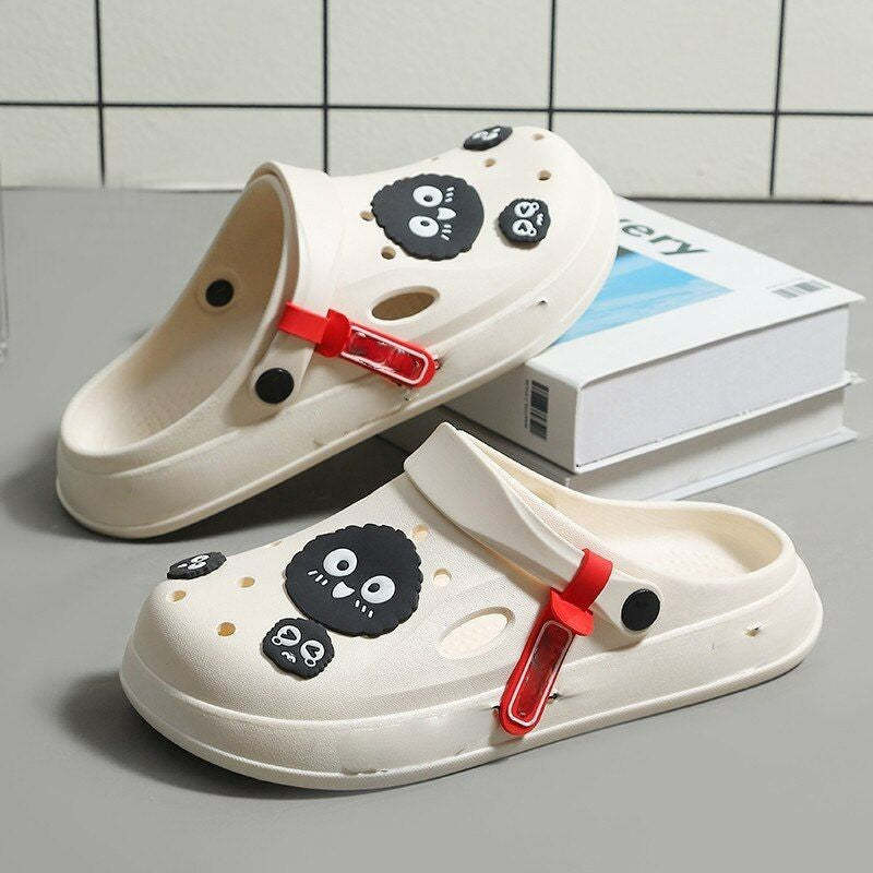 Elegant Cartoon Patterned Clogs