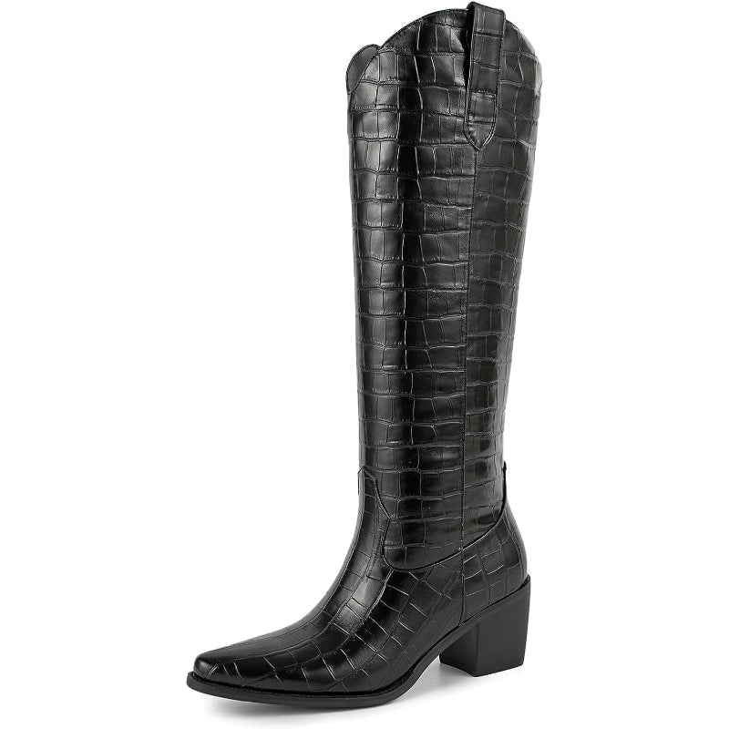 Elegant Tall Boots With Zip
